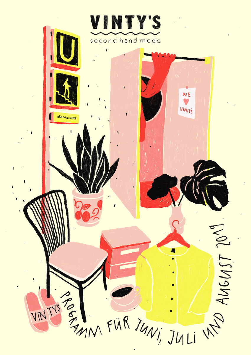 © Pia Salzer Single Illustration – Vintys Cover 2019