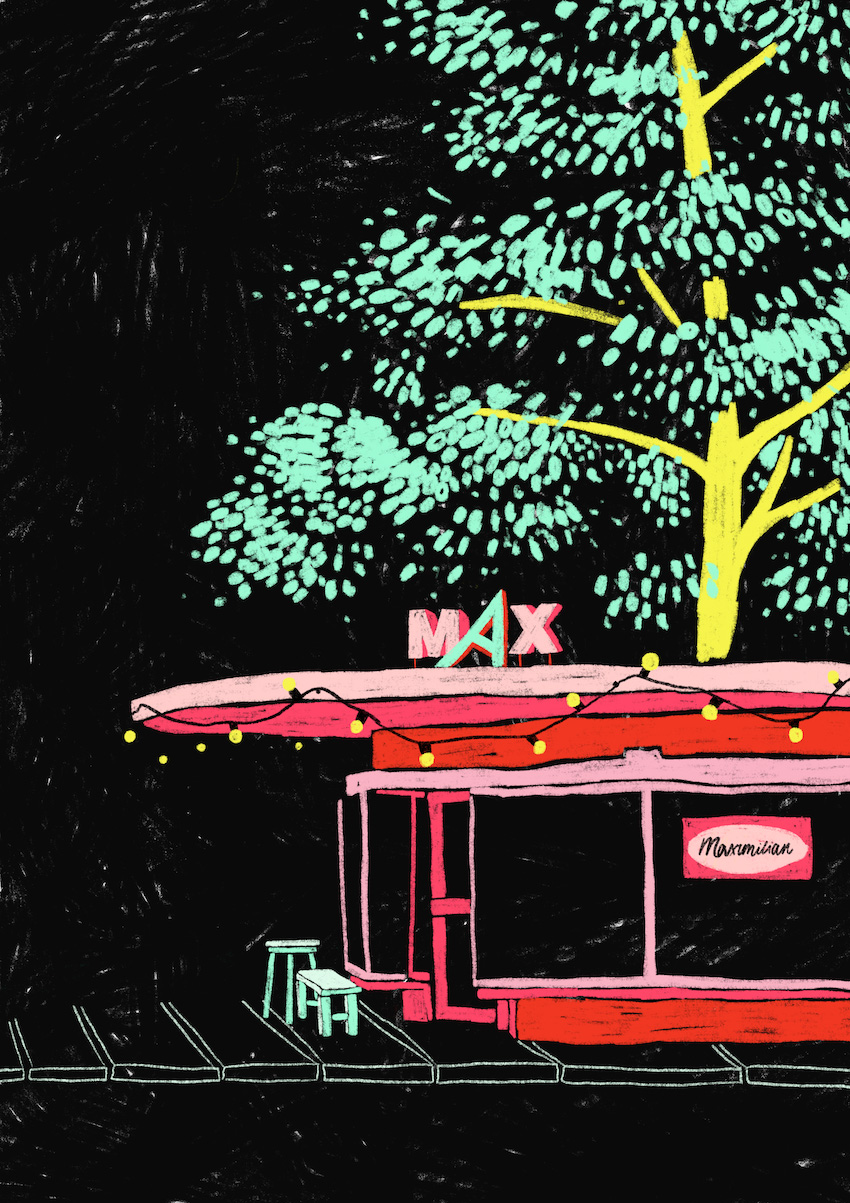 © Pia Salzer Single Illustration – Cafe Maximillian 2019