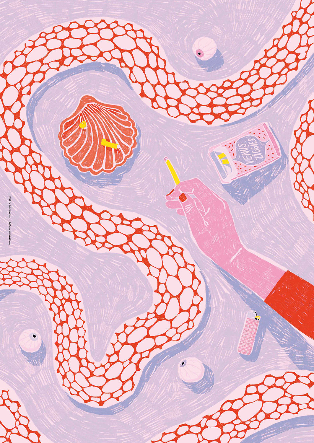 © Pia Salzer Single Illustration – 1000 Plakate für Nürnberg 2020