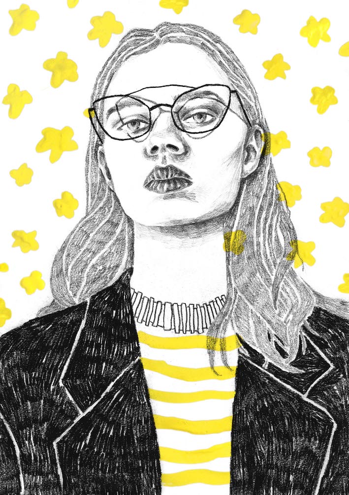 © Pia Salzer Single Illustration – Glasses 2019