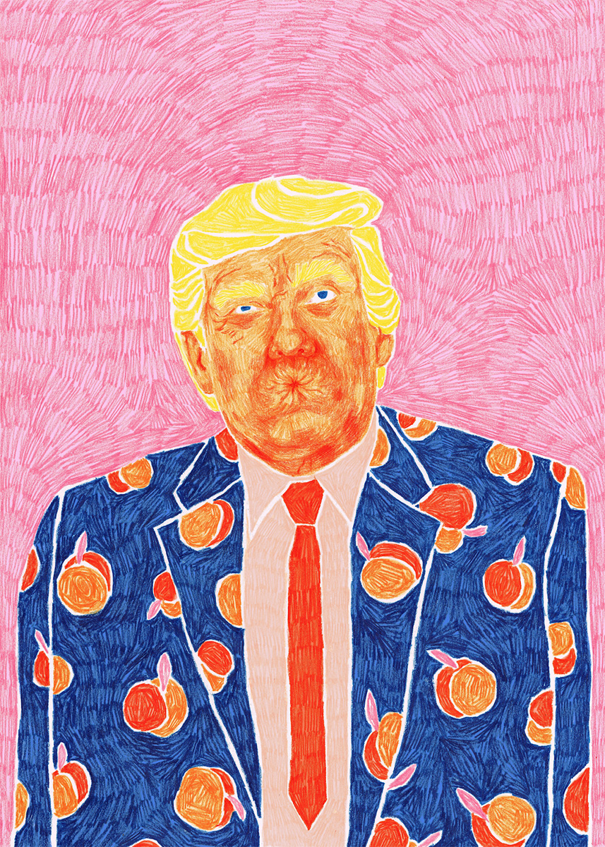© Pia Salzer Single Illustration – Donald Arschgesicht 2020