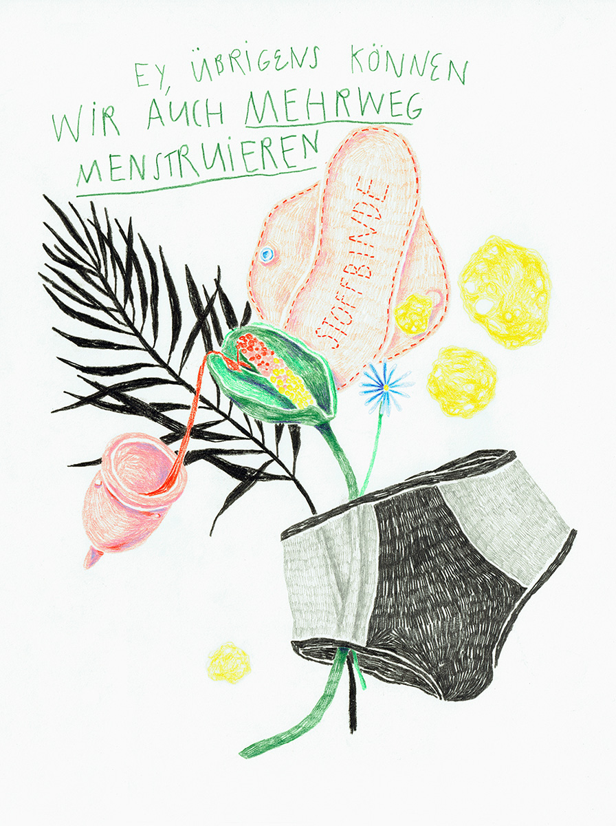 © Pia Salzer shit Habbits Mehrweg Menstruieren